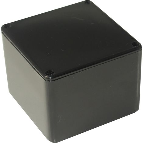 Boîtier à usage général RS PRO en ABS, 55 x 55 x 42mm, Noir IP54 ( Prix pour 1 )