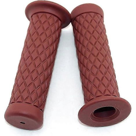 Poignées de moto antidérapantes en caoutchouc, embouts de guidon, style thruster, 7/8", 22 mm, 24 mm (1/5)