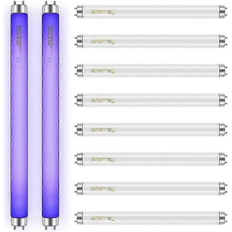 10 ampoules de rechange 10W pour lampe anti-insectes 20W BL T8 F10W 13 pouces (33 cm) pour intérieur (1/5)