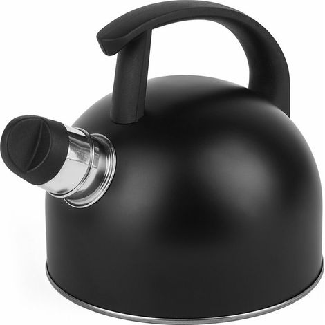Kacper Edelstahl-Wasserkocher 1,5 l schwarz Tadar