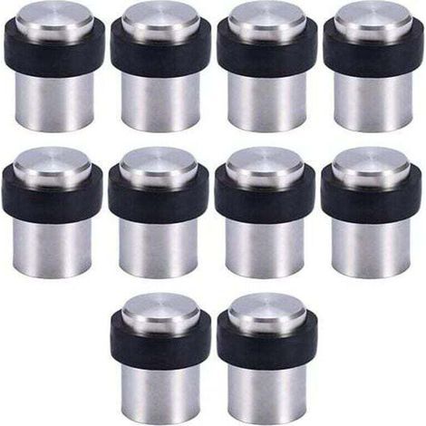 10 X Butoir de Porte de Sol 4.5 cm en , XU,Acier Inox Arrêt de Porte Butoir Bloque Porte, produit qualité supérieure, durable et fiable, matériaux sélectionnés, conforme normes - KZQ (1/4)