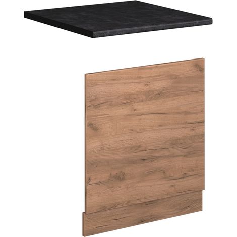 Pannello frontale Fame-Line, Rovere dorato, 60 cm , PL Antracite, Vicco (1/5)