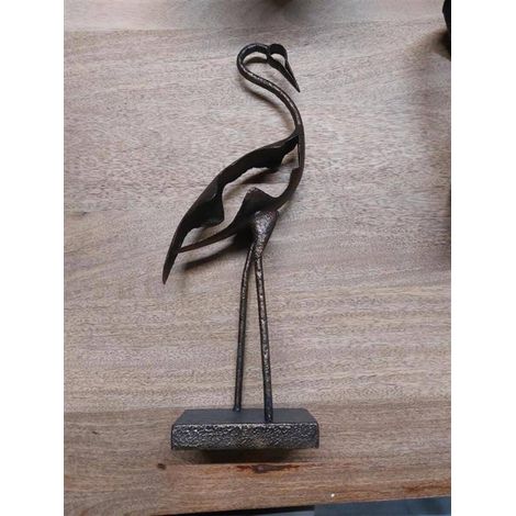 Airone decorativo shilo, altezza 47 cm, marrone - Atmosphera créateur d'intérieur (1/2)