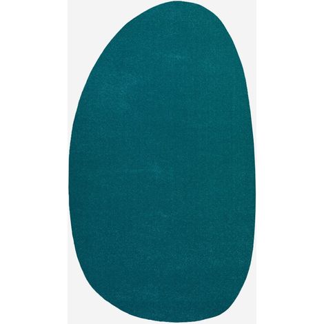 Tappeto moderno frisée da salotto tinta unita Milano stone PET101