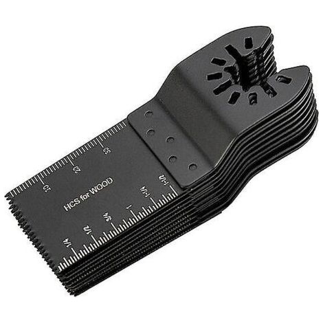 10 pièces lames de scie multi-coupe oscillantes de haute qualité pour outils électriques pour la coupe du bois et du métal Lame de scie oscillante multi-outils à dégagement rapide (1/5)