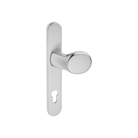 HDM Professional Rahmen-Wechselgarnitur mit Knopf und abgerundetem Schild, Serie Lech