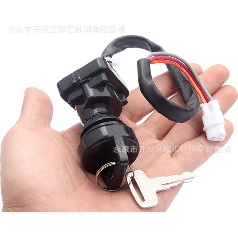Compatible with Suzuki LTZ400, DVX400, and Kawasaki KFX400 starter switches and ignition lock keys. (1/4)