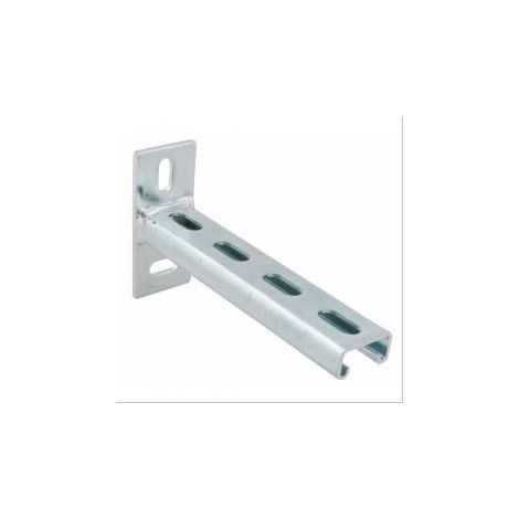 Walraven – Console de rail en acier zingué R8 300mm – Résistance à la corrosion – Montage sûr et efficace – Pour rails de 30mm