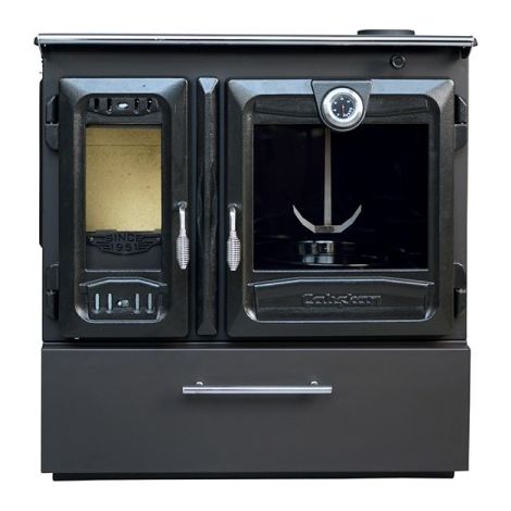 Stufa a legna indipendente con forno - 216  3D Box (1/5)