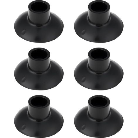 Gummifußkappen mit Saugnapf, 6 Stück für 25-mm-Stangen – Trampolinfüße – Outdoor-Zubehör (1/5)