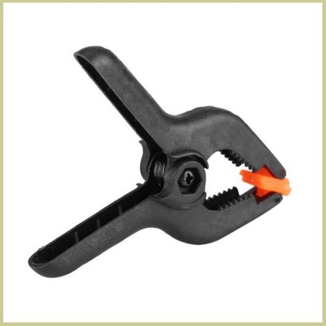 10pcs un clip de serrage de ressort noir de type pour outil de menuiserie bricolage (1/4)