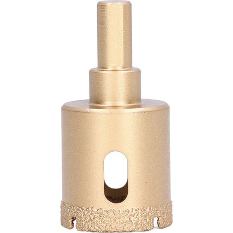 Foret diamanté à couronne brasée 32mm pour découpe de verre, carrelage, granit, marbre et porcelaine. (1/5)