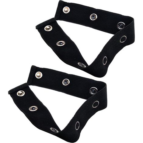 Set of 2 universal replacement snap button belt extenders, easy to use elastic waist extenders (1/5)