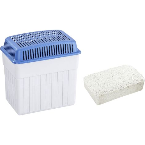 Déshumidificateur d'air, absorbeur d'humidité, 2kg Antimoisissures 4 à 6 mois jusqu'à 50m² 5.5x23x24 cm Blanc bleu (1/5)