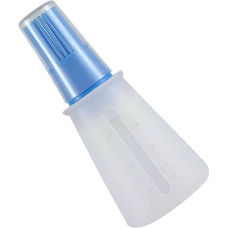 Pinceau à huile en silicone pour barbecue, pâtisserie, sauce barbecue, bleu (1/5)