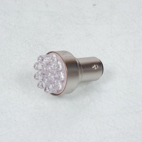 Ampoule feu stop Chaft Led rouge 12V 21W BAY15D pour moto LA30 (1/2)