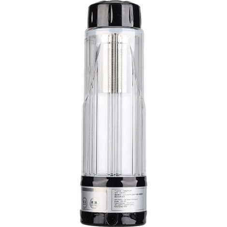 Tasse chauffante pour voiture en verre borosilicate haute densité, 12 V/24 V, grande capacité (420 ml), multifonction, noire. (1/5)