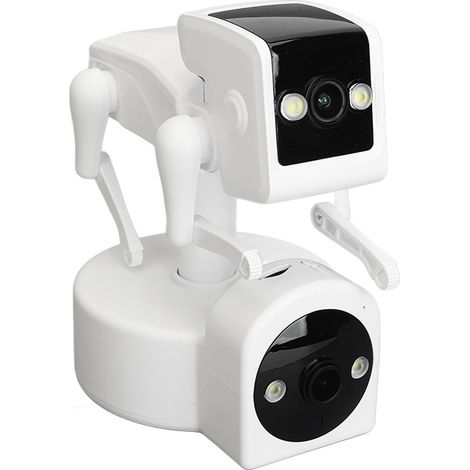 Caméra de sécurité intérieure robot chien 1080p avec détection IA, Wi-Fi 5G et rotation à 360° (1/5)