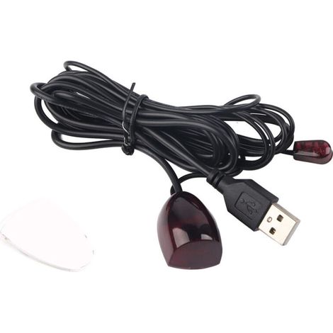 Récepteur IR - Câble Répéteur Infrarouge USB pour Décodeur TV - Pour Maison Hôtel - 1 Pièce