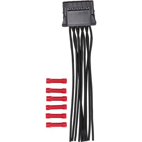Jeffergarden Faisceau de câbles de résistance de ventilateur de voiture avec connecteur 8200729298 ABS, remplacement pour RENAULT SCENIC/GRAND SCENIC/MEGANE MK2