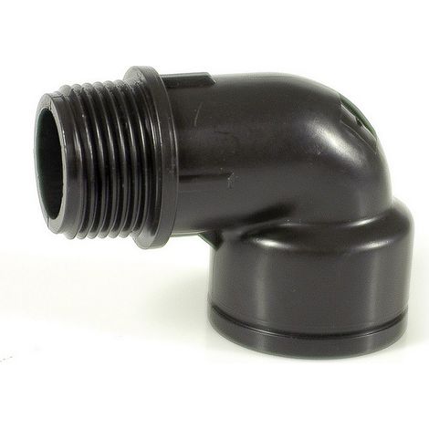 50PZ RACCORDO FILETTATO A GOMITO PER TUBO IN POLIETILENE M/F  mis. 3/4x3/4