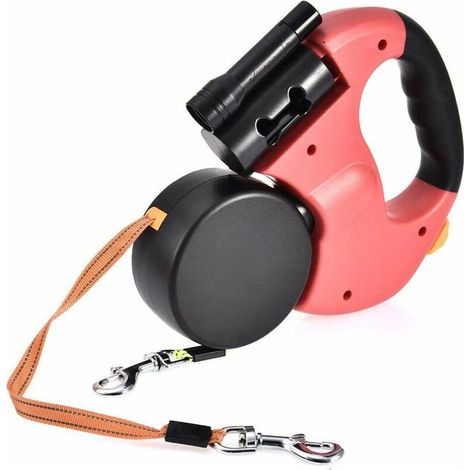 Laisse Double pour Chien, Laisse Rétractable pour Chien Double Laisse pour Deux Chiens Laisse pour Chien 2 Chiens Double Laisse pour Chiens sans enchevêtrement Laisse pour Chien 2 Chiens (1/2)