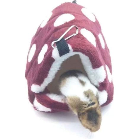 Cama cálida para hámsters, pájaros, cobayas, erizos: suave para el invierno y para dormir. (1/5)