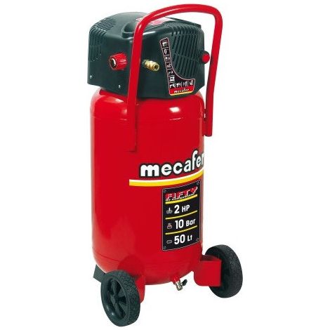 MECAFER Compresseur dair vertical 50 L sans huile 2CV 10 bars FIFTY (1/3)