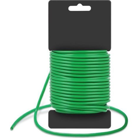 3.5mm x 10m Plant Tie, Wire Twine, Twisted String for Tomatoes and Climbing Plants (Green)