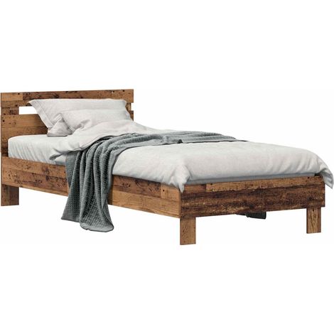 Maison Exclusive - Estructura de cama Madera vieja 98.5 x 200 cm