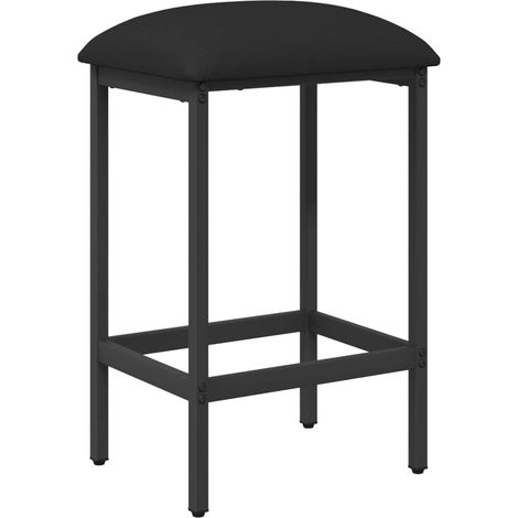 Taburete de bar Negro 40 x 32 x 64 cm Madera de ingeniería vidaXL (1/5)