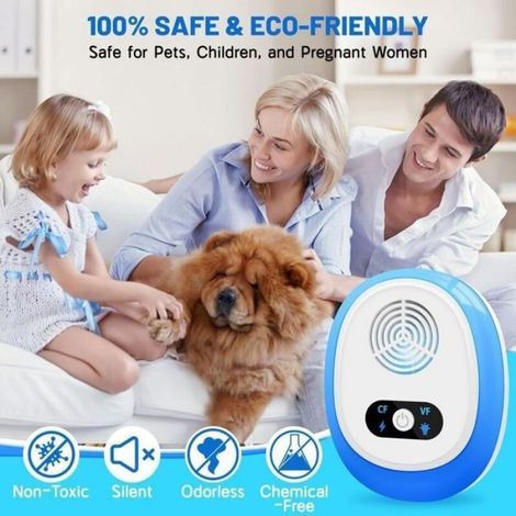 Ultrasonic Pest Repeller, 4PCS Upgraded Powerful Mouse Repellent plug in Pest Control, Effective Against for Mice, Rats, Spiders, (1/5)