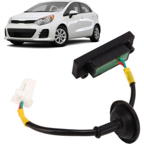Bouton d'ouverture de coffre de rechange en ABS résistant aux rayures 81260-1W220 pour Kia Picanto TB 2011-2017 et Kia Rio Mk3 2011-2017 (1/5)