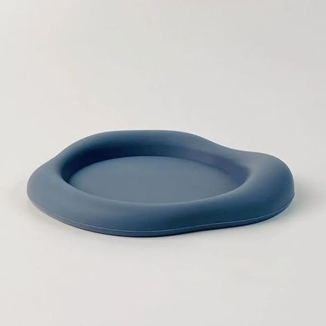Juego de 2 posavasos/soportes para bebidas/almohadillas térmicas/protectores de escritorio/fundas para vajilla de cocina antideslizantes y resistentes al calor con forma de nube (azul) (1/5)