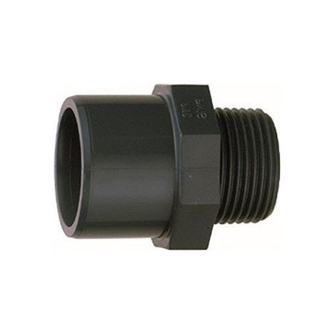 Embout mixte, diamètre 32 ou 40 mm, filetage 1" 1/4 a visser PN 16 - raccord PVC - jardiboutique