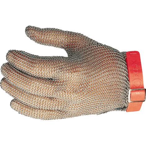 SIR SAFETY SYSTEM BOUCHER Gant de protection en maille acier inox gris Taille S-7