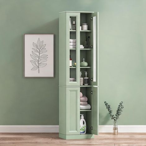 Armoire de rangement 6 niveaux 38 x 26 x 160 cm (1/5)