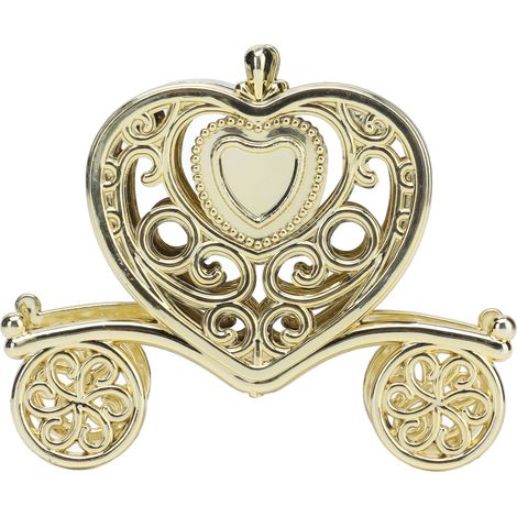 Boîte Cadeau Cœur Romantique 12PCS pour Mariage - Bonbonnière Plastique Dorée Anniversaire Saint-Valentin (1/5)