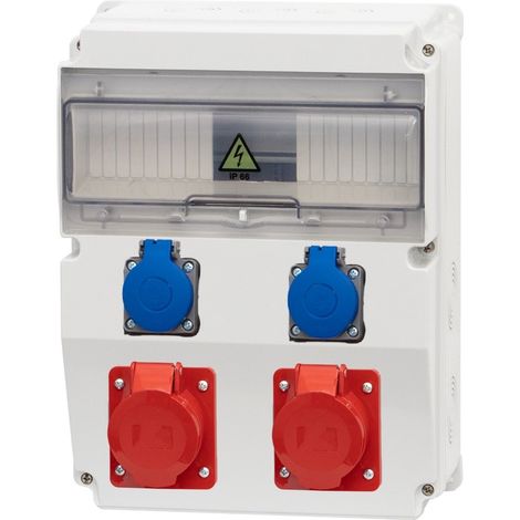 Cuadro de distribución caja /12M/ 16/5, 32/5, 2x230V en línea (1/4)