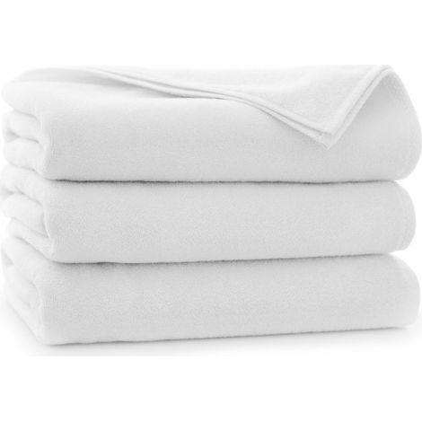Toalla de hotel doble confort 50x100 Zwoltex blanca (1/4)