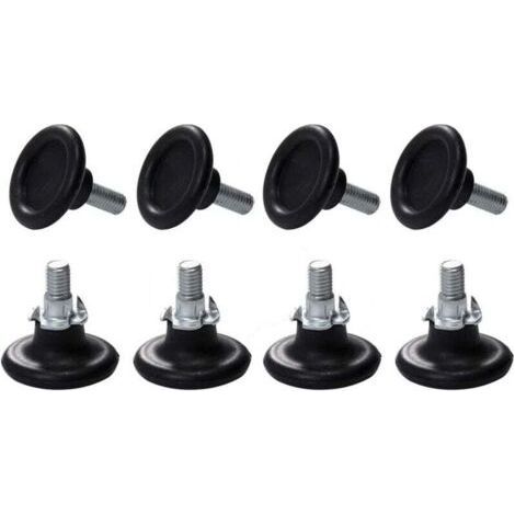 8 Sets Adjustable Furniture Feet, Adjustment Screws for Furniture Feet, Chair, Table (1/4)