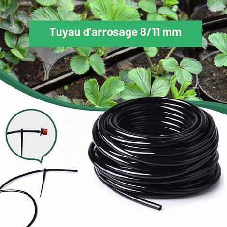 Drip Watering Pipe Automatic Watering Pipe Irrigation Hose System for Garden and Terrace Can Be Laid On and Under Ground (1/2)