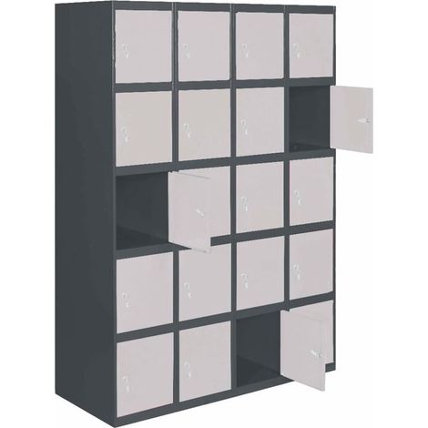 Taquilla 1800x1200x500 SIMONLOCKER PROFESIONAL 5 PUERTA 4/20 300(1200)AN/BL marca SIMONRACK