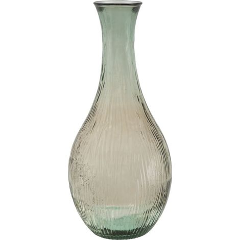 VASO VETRO RICICLATO SLIM LIGHTY CM 34X75 (MADE IN SPAIN)