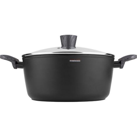 Olla Florina Bono con tapa, 24 cm, 4 l, apta para inducción.