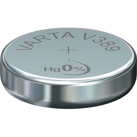 Batteria a bottone micro Varta argento sr1130w - sr54 - v389/v10gs 1,55v blister 1 unità ø11,6x3,1mm