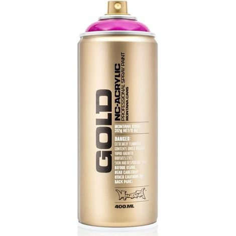 Bombe de peinture - Gold - Acrylique - Transparent cherry blossom - 400ml - Montana Cans