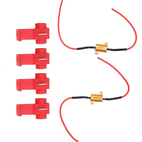 2x 10W LED-Decoder mit 39Ω Widerstand, fehlerfreier CAN-Bus-Korrektor für Abblendlicht und Tagfahrlicht (1/5)