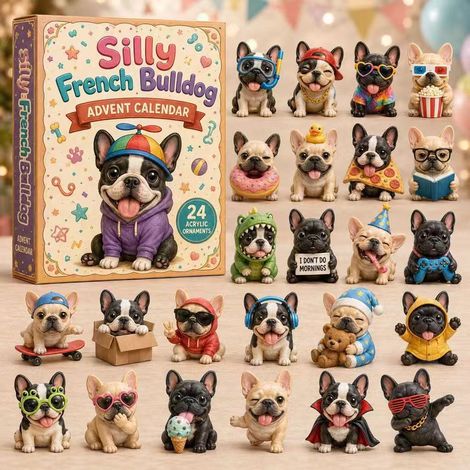 2026 Sport Dog Advent Calendar Christmas Advent Calendar Blind Box - 2026 Foolish Bulldog Blind Box - 3D Version