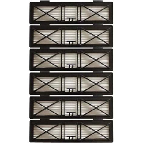 Lot de 6 filtres HEPA pour Neato Botvac D7 D3 D4 D5 D6 D70 D75 D80 D85 pour filtres Neato Botvac 75e 80 85 pièces-- (1/5)
